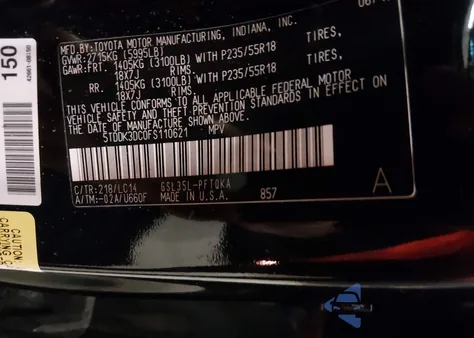 2015 Toyota Sienna Xle 7 Passenger из США, поврежденный, VIN 5TDDK3DC0FS110621